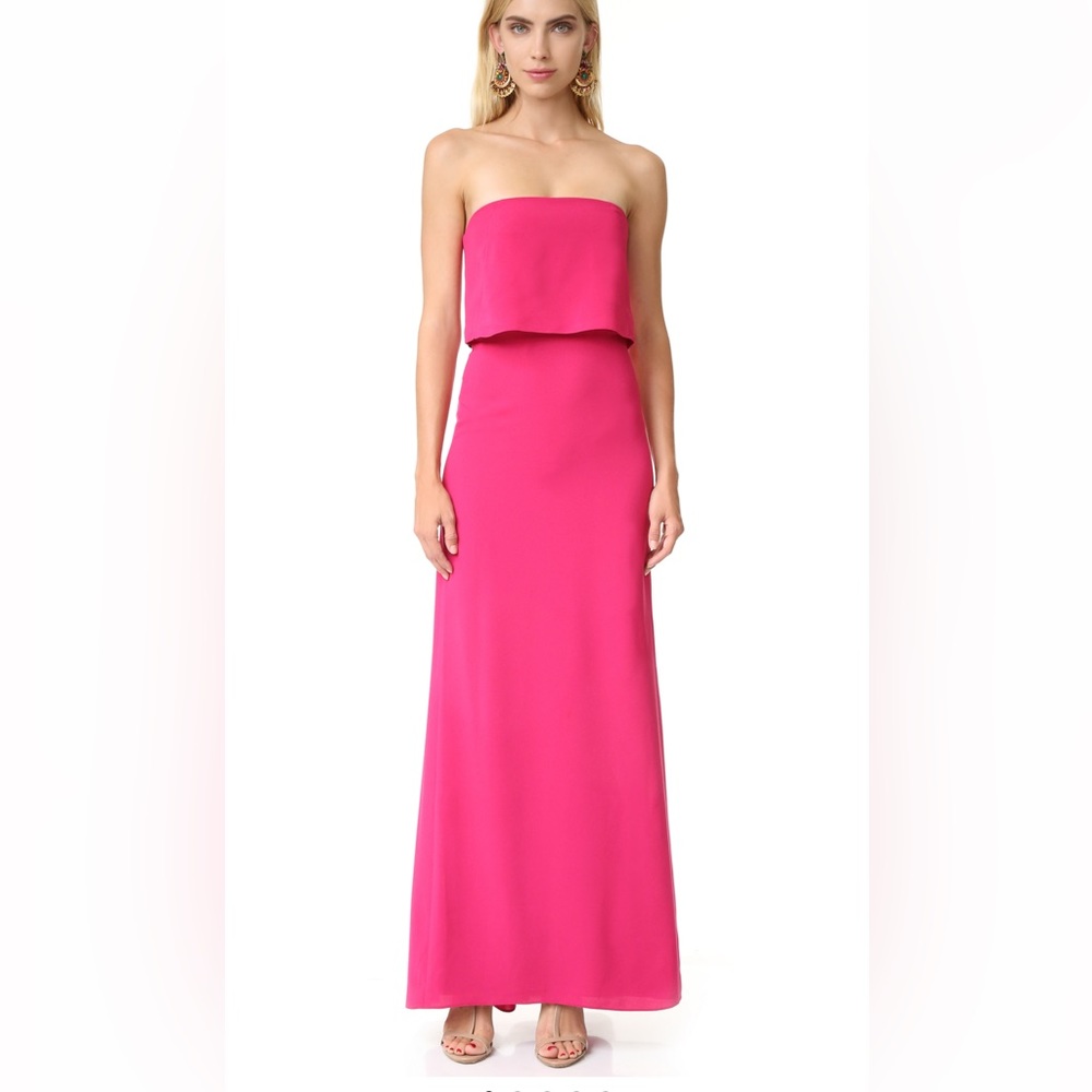 NEW Halston Heritage strapless maxi dress.